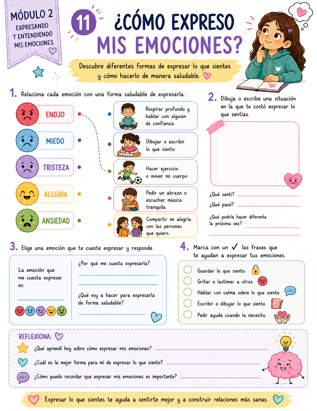 Emociones y Autoestima: Conociéndome y Creciendo